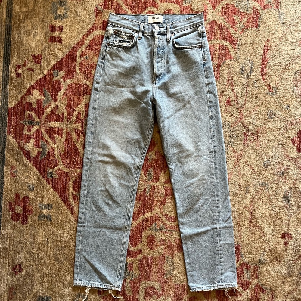 Agolde 90s jeans in Snapshot light wash size 23